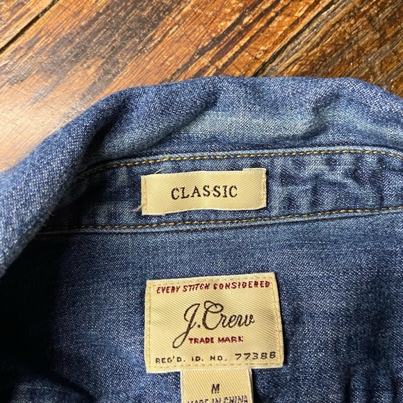 J Crew Denim Shirt - Picture 3 of 6